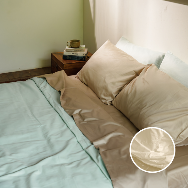 Ivory Organic Cotton Fitted Sheet Set (3 pcs)