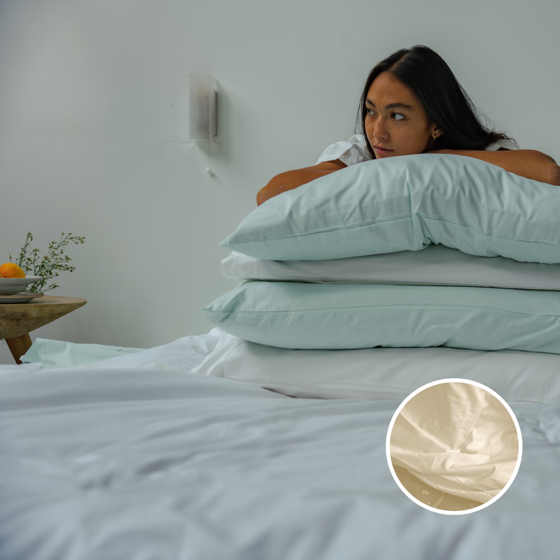Ivory Organic Cotton Pillowcases Set (2 pcs)