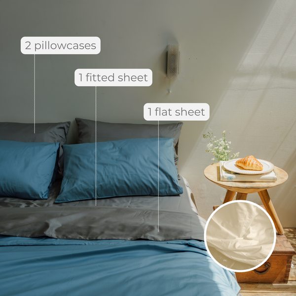 Ivory Organic Cotton Sheet Set (4 pcs)
