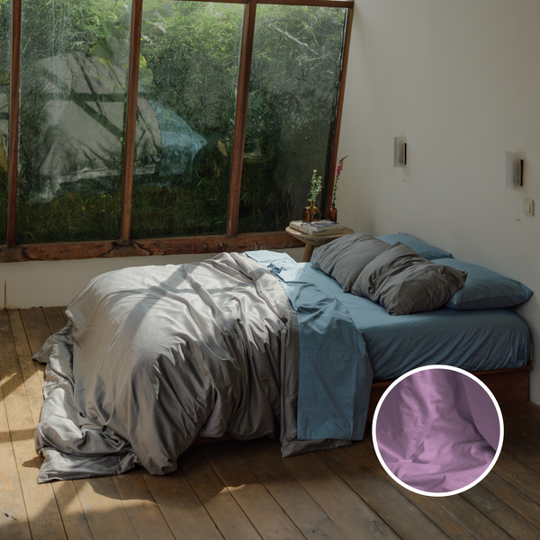 Lavender Organic Cotton Duvet Cover