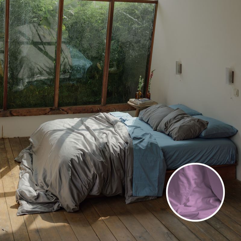 Lavender Organic Cotton Duvet Cover