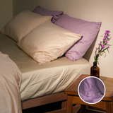Lavender Organic Cotton Fitted Sheet