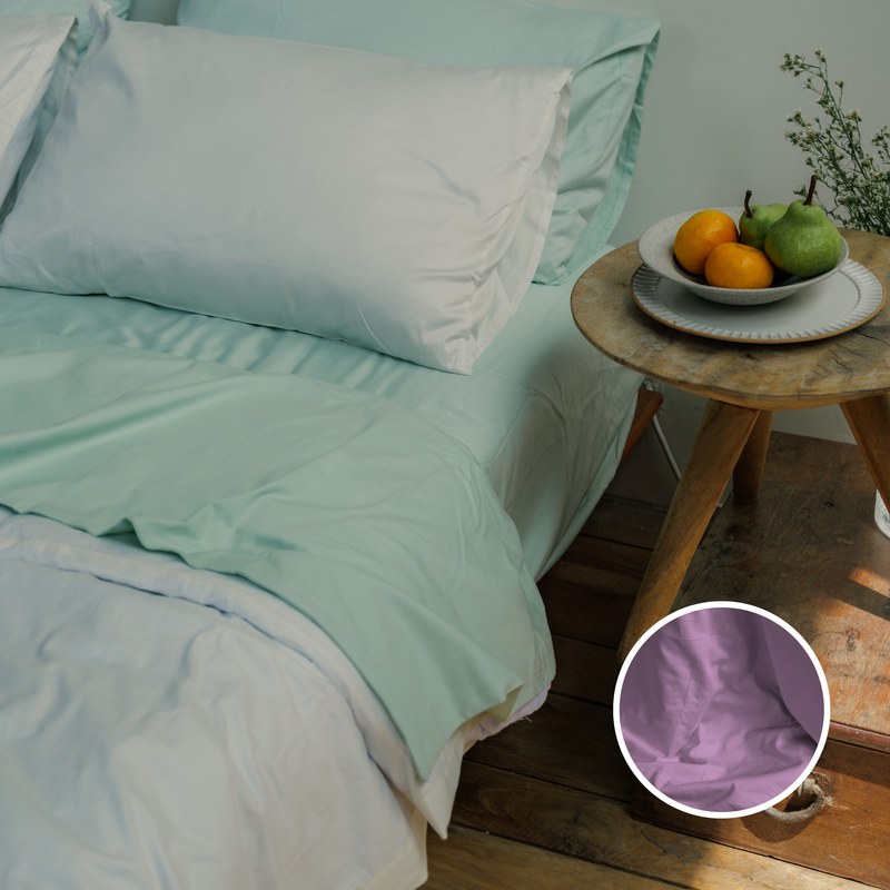 Lavender Organic Cotton Flat Sheet