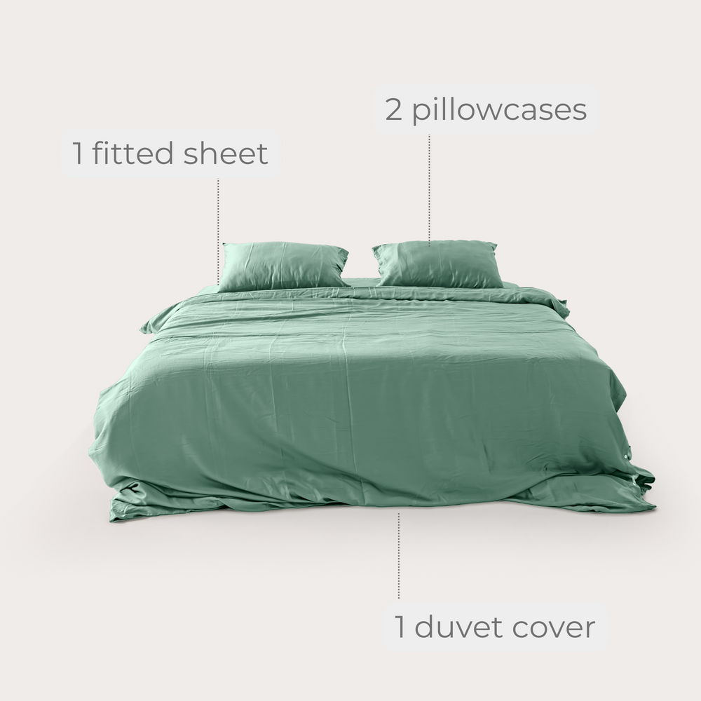 Mint Eucalyptus Bedding Set (4 pcs)