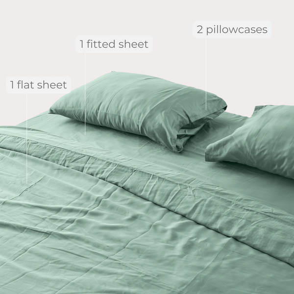 Mint Eucalyptus Sheet Set (4 pcs)