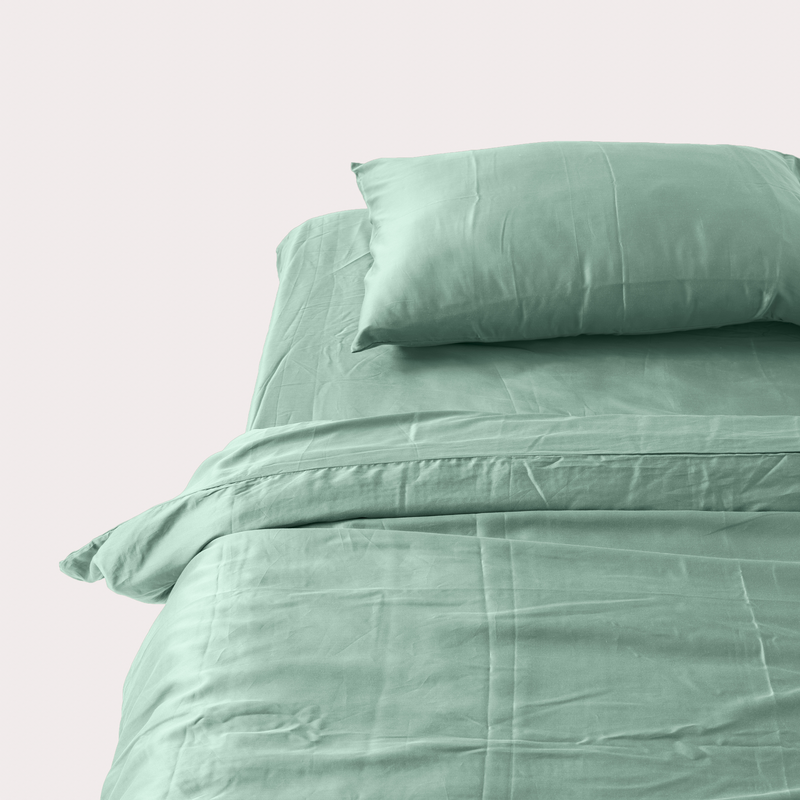 Mint Eucalyptus Fitted Sheet Set (3 pcs)