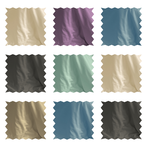 Organic Cotton Fabric Sample Swatches (1 Set)