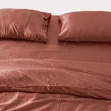 Peach Eucalyptus Duvet Cover