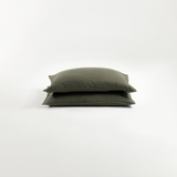 Cedar Green Linen Pillowcases Set (2 pcs)