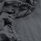 Charcoal Linen Fitted Sheet