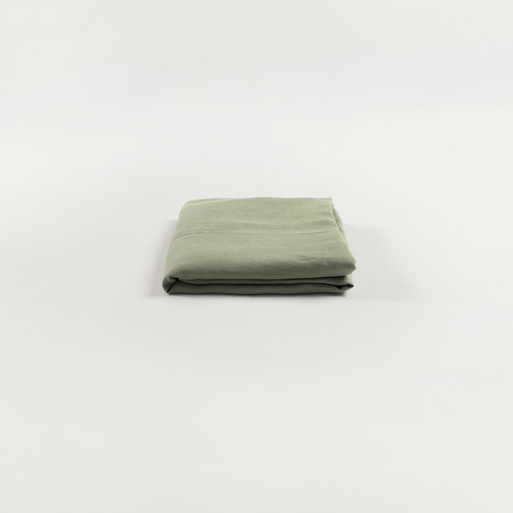 Sage Linen Flat Sheet
