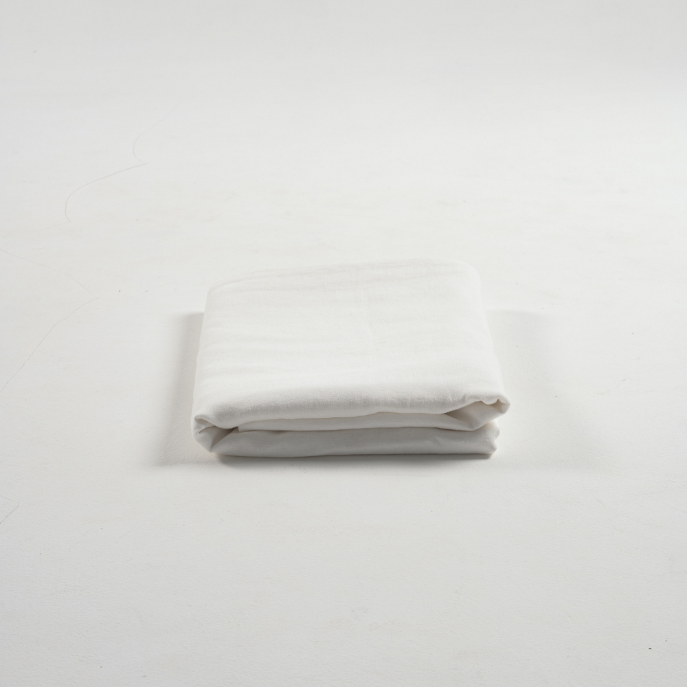 Rice Linen Fitted Sheet