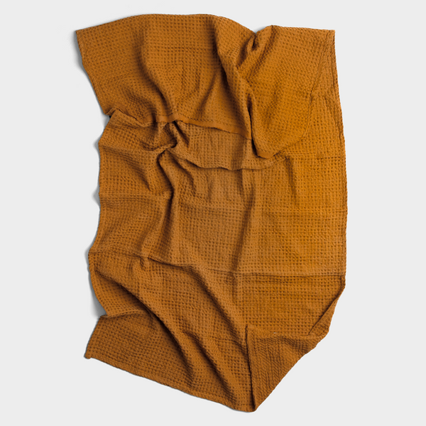 Sienna Linen Waffle Bath Towel