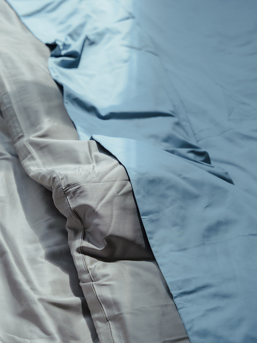 Sky Organic Cotton Flat Sheet