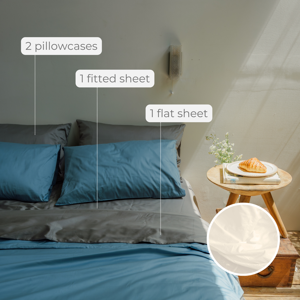 White Organic Cotton Sheet Set (4 pcs)