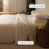 White Eucalyptus Duvet Cover Set (3 pcs)