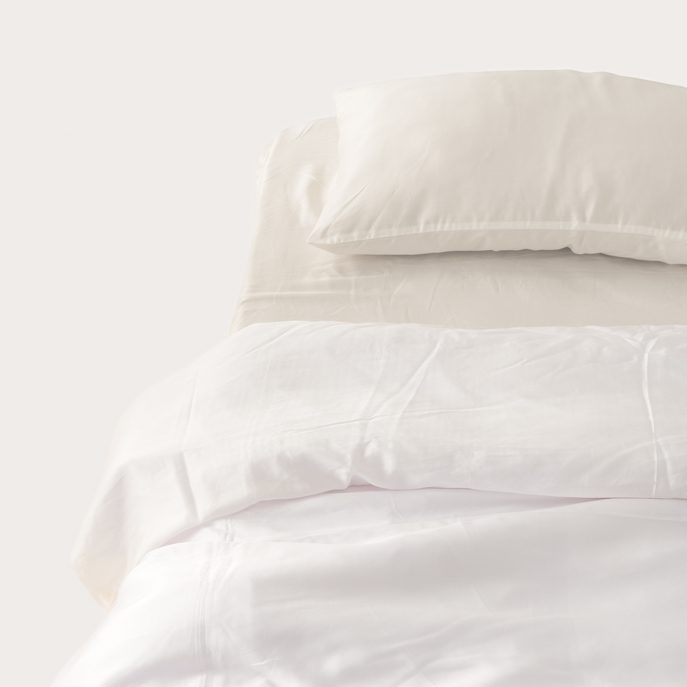 White Eucalyptus Duvet Cover Set (3 pcs)