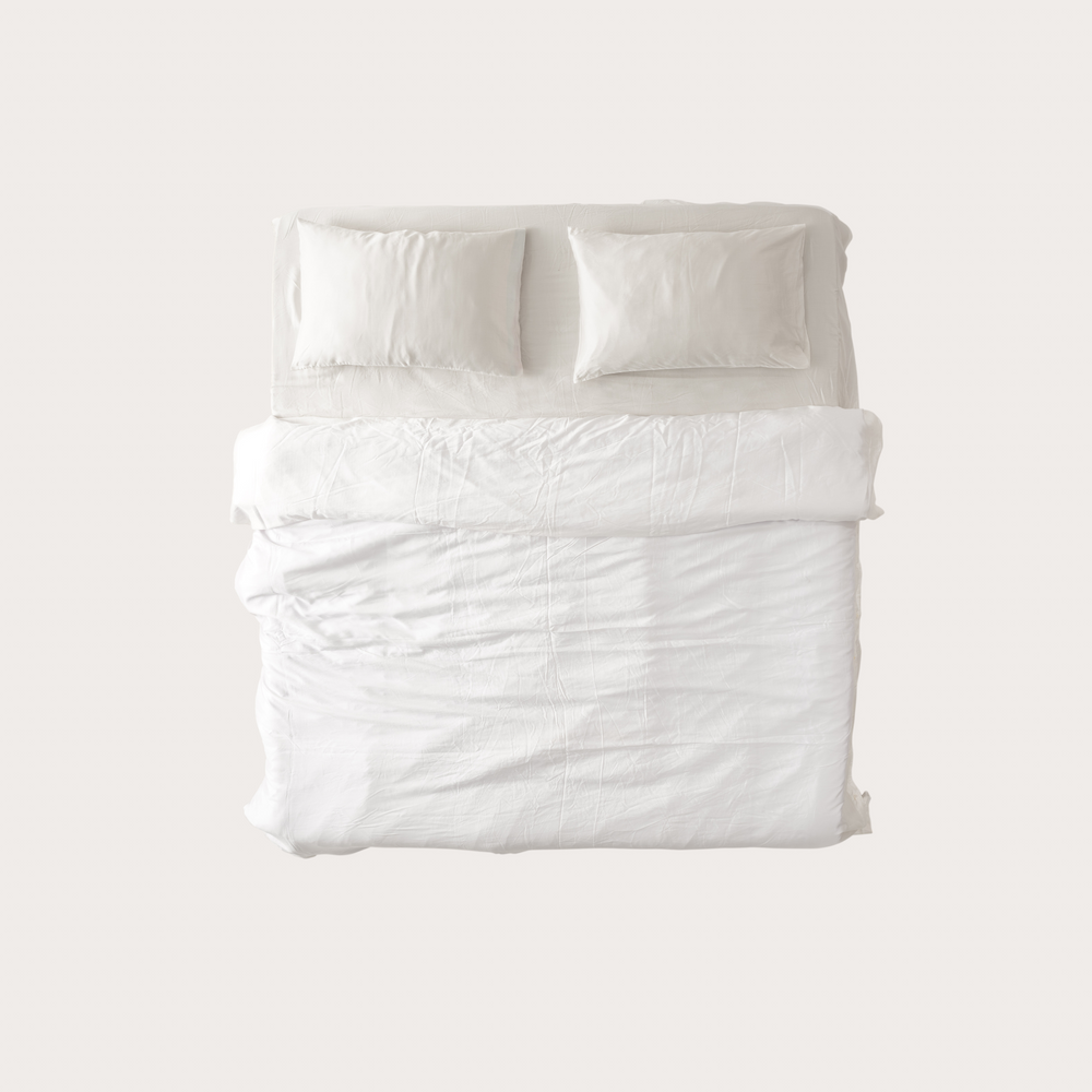White Eucalyptus Duvet Cover Set (3 pcs)