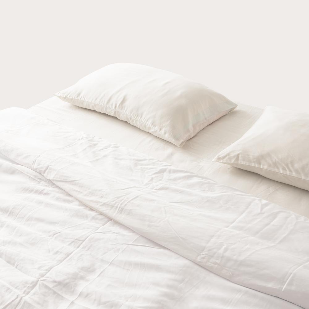 White Eucalyptus Fitted Sheet