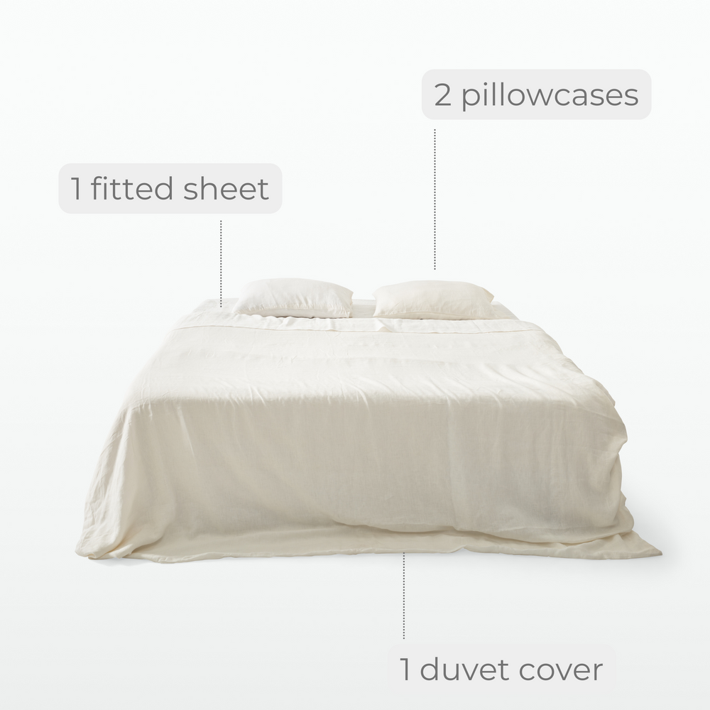 Rice Linen Bedding Set (4 pcs)