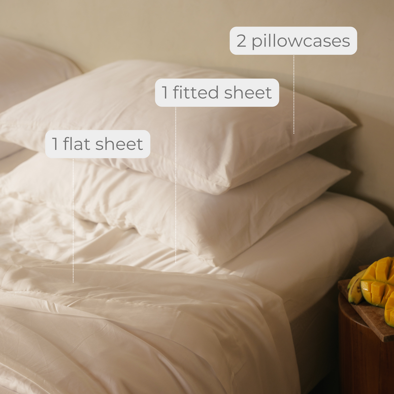 White Eucalyptus Sheet Set (4 pcs)