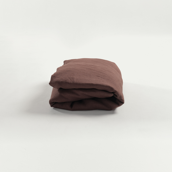 Wood Linen Duvet Cover