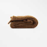 Wood Linen Waffle Blanket