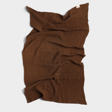 Wood Linen Waffle Bath Towel Set (2 pcs)