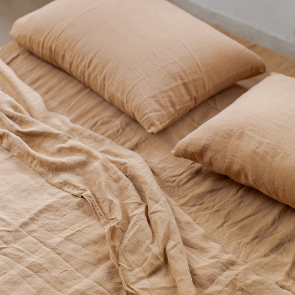 Walnut Linen Pillowcases Set (2 pcs)
