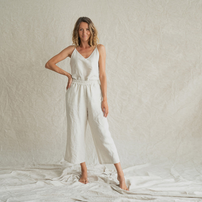 Flax - Stonewashed Linen Long Pants