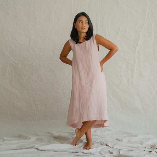 Fawn - Linen Slip Dress