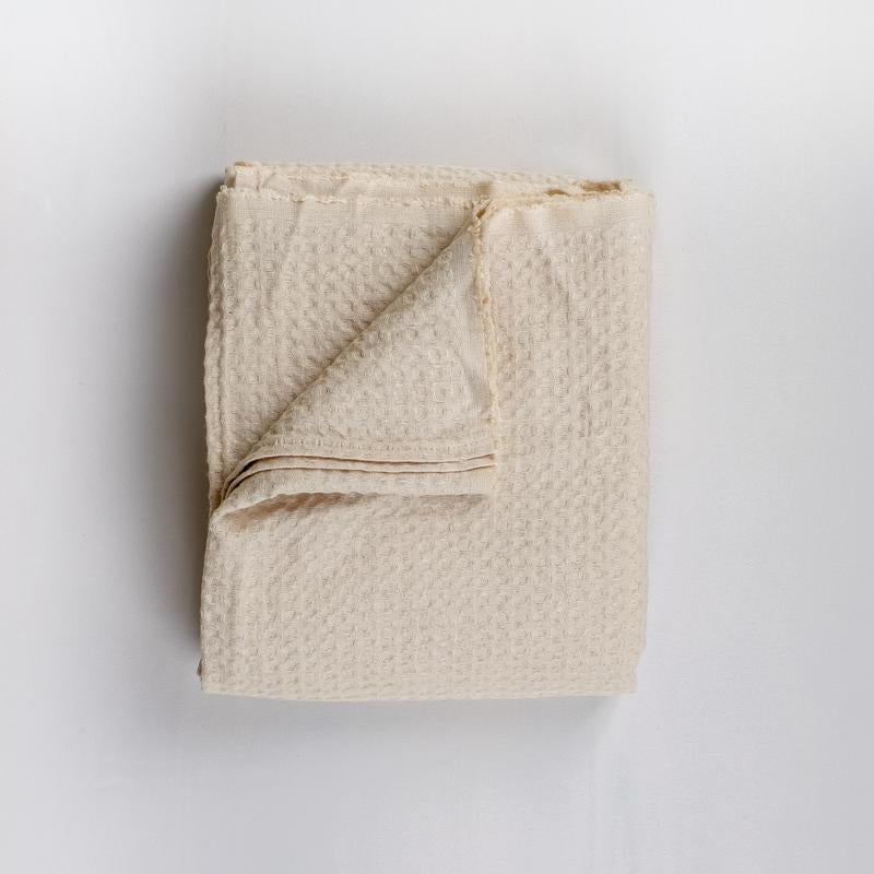 Linen Waffle Blanket Made in Lithuania