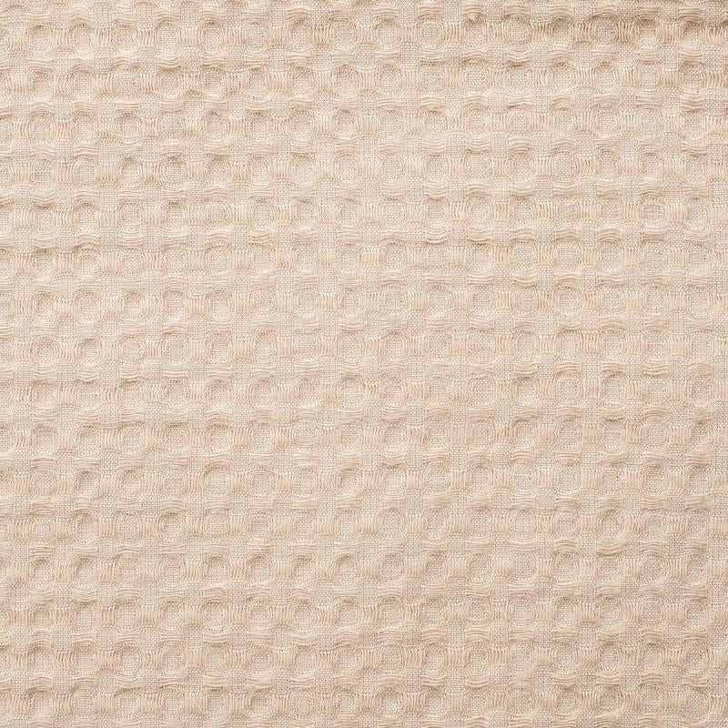 Ivory Linen Waffle Blanket