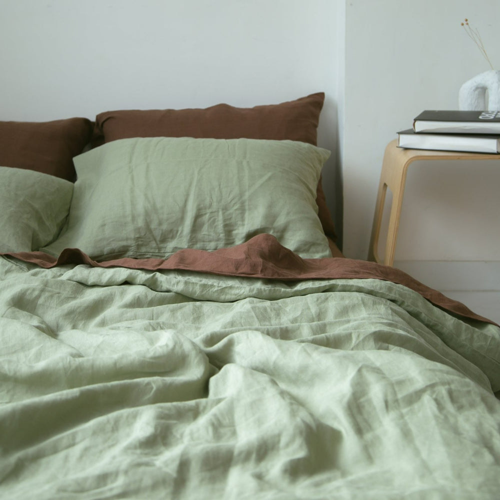 Sage Linen Flat Sheet